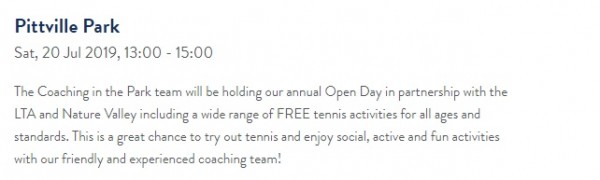 pittville park open day